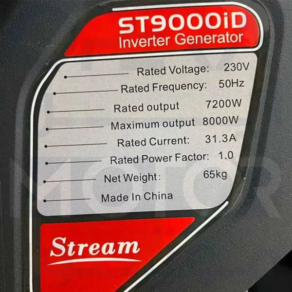 موتور برق اینورتر بنزینی 8 کیلووات استریم مدل ST9000iD